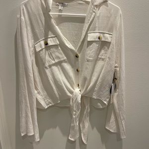 White button down shirt